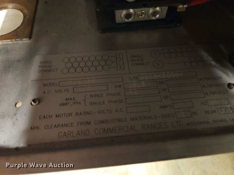 image for item EI8573 Garland 36ER39 electric oven