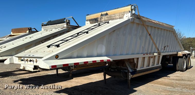 image for item EJ5141 2013 Construction Specialist Trailers BDT-40 bottom dump trailer