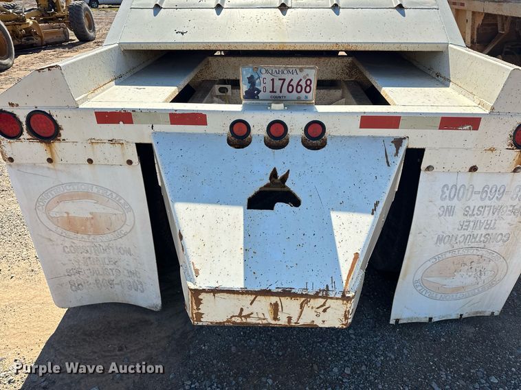 image for item EJ5141 2013 Construction Specialist Trailers BDT-40 bottom dump trailer