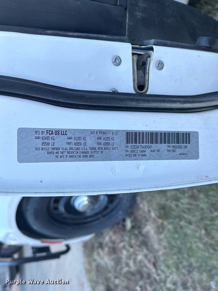 image for item EJ5150 2016 Dodge Charger Police 