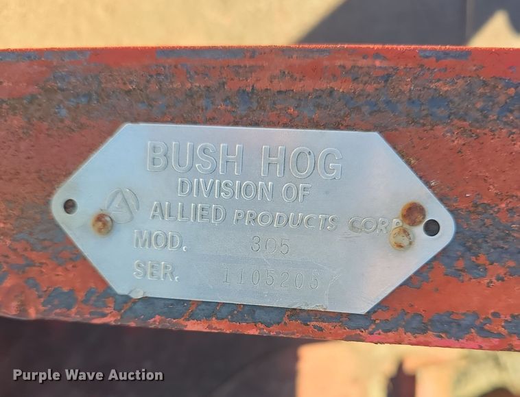 image for item EK2444 Brush Hog 305 rotary mower