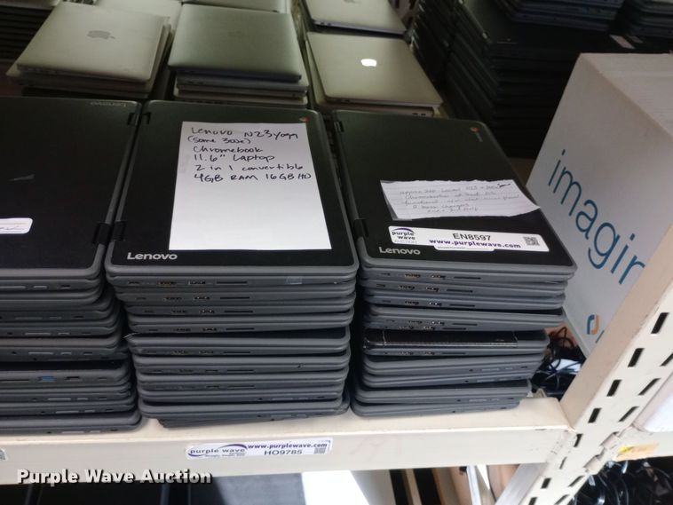 image for item EN8597 Approximately 200 Lenovo N23 Chromebooks