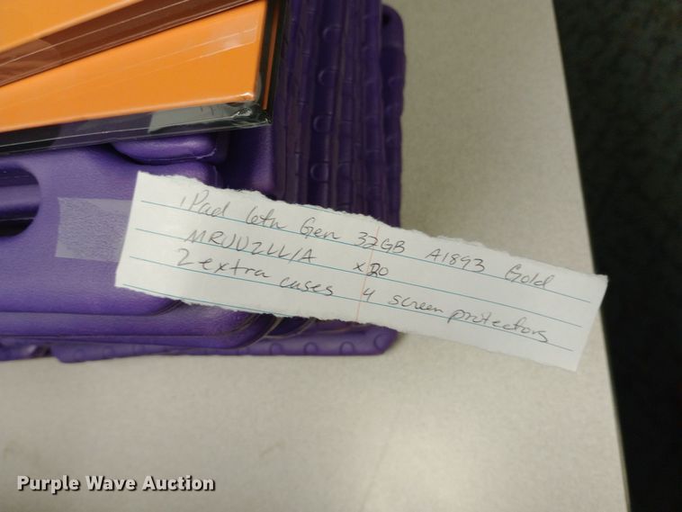 image for item EN8602 Approximately 60 6th gen A1893 iPads