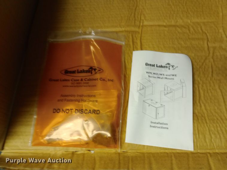 image for item EN8607 (7) Great Lakes wall mount network cabinets