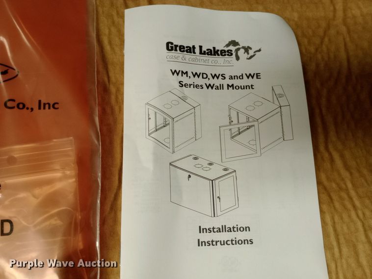 image for item EN8607 (7) Great Lakes wall mount network cabinets