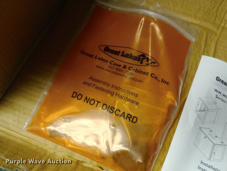 image for item EN8607 (7) Great Lakes wall mount network cabinets