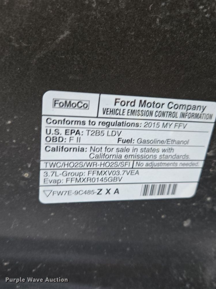 image for item EQ3632 2015 Ford  Taurus Police Interceptor  