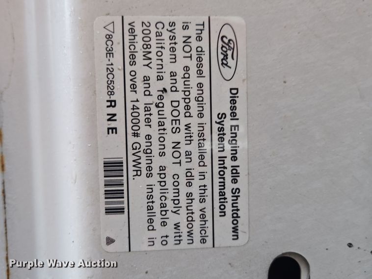 image for item EQ3636 2010 Ford  F550 Super Duty XL flatbed truck