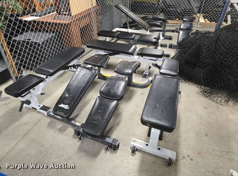 image for item EQ3719 (10) weight lifting benches 