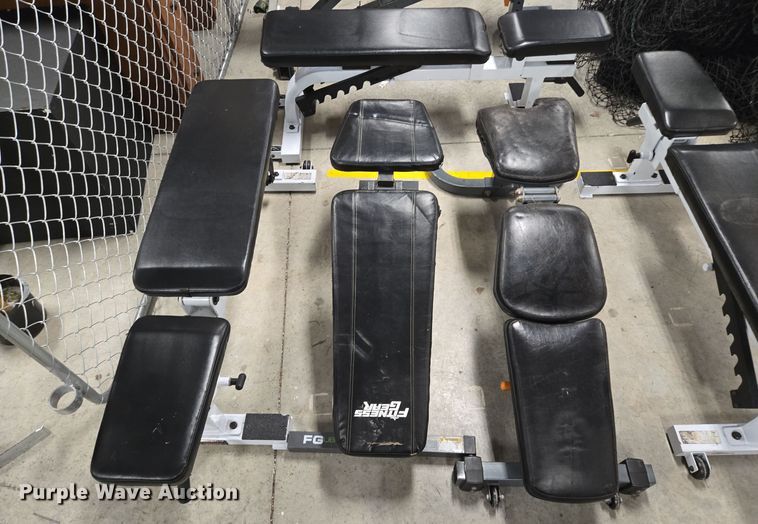 image for item EQ3719 (10) weight lifting benches 