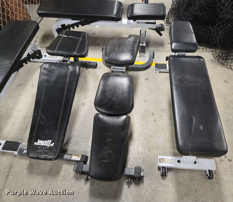 image for item EQ3719 (10) weight lifting benches 