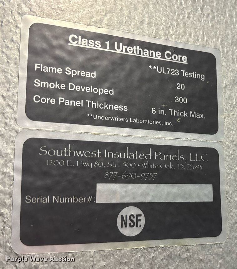 image for item JT9623 Southwest walk-in cooler