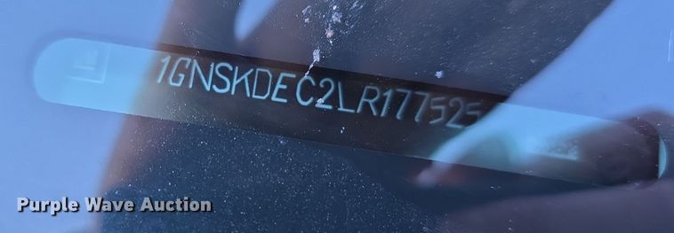 image for item LW9975 2020 Chevrolet Tahoe Police SUV