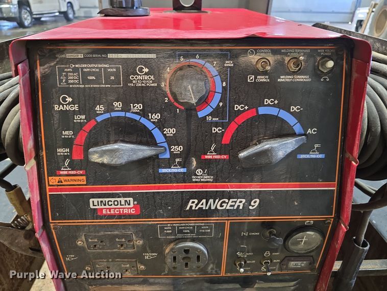 image for item LW9979 Lincoln Electric Ranger 9 welder