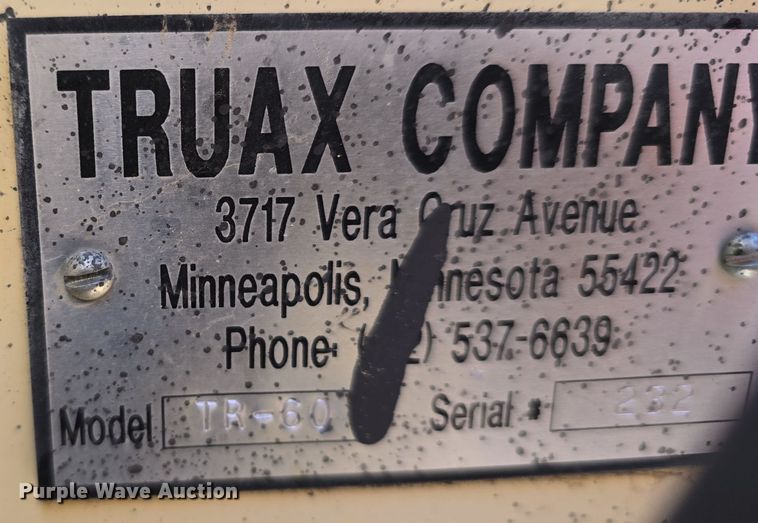 image for item LW9986 Truax Company TR-60 seeder