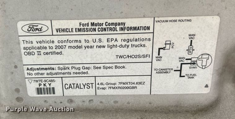 image for item NJ9596 2007 Ford Explorer XLT SUV