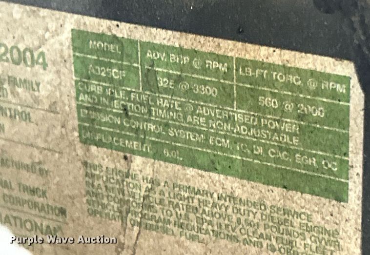 image for item NJ9597 2004 Ford F550 Super Duty XL bucket truck