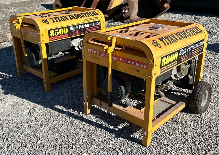 image for item NJ9600 (2) Titan Industries generators