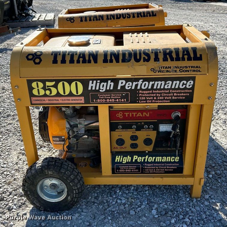 image for item NJ9600 (2) Titan Industries generators