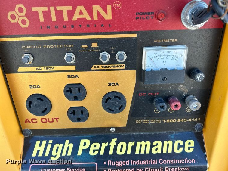 image for item NJ9600 (2) Titan Industries generators