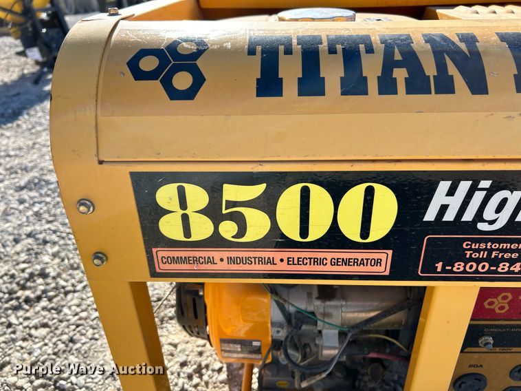 image for item NJ9600 (2) Titan Industries generators