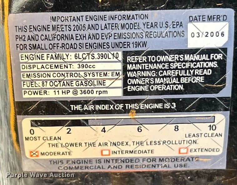 image for item NJ9600 (2) Titan Industries generators