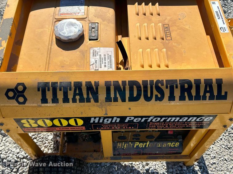 image for item NJ9600 (2) Titan Industries generators