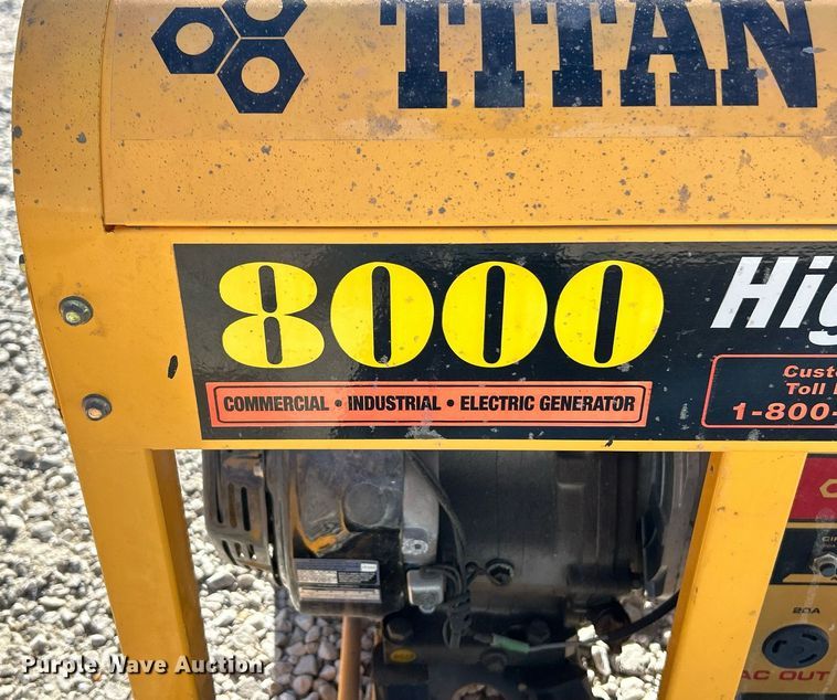 image for item NJ9600 (2) Titan Industries generators