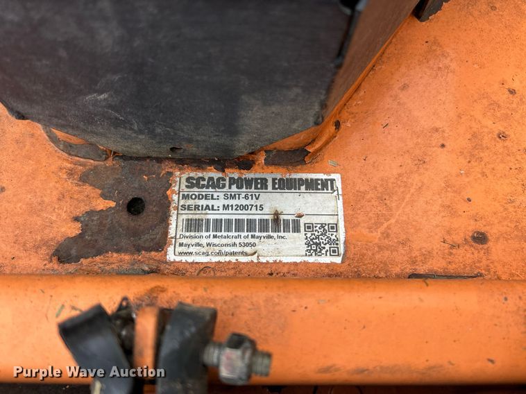 image for item NJ9610 Scag Turf Tiger II ZTR lawn mower