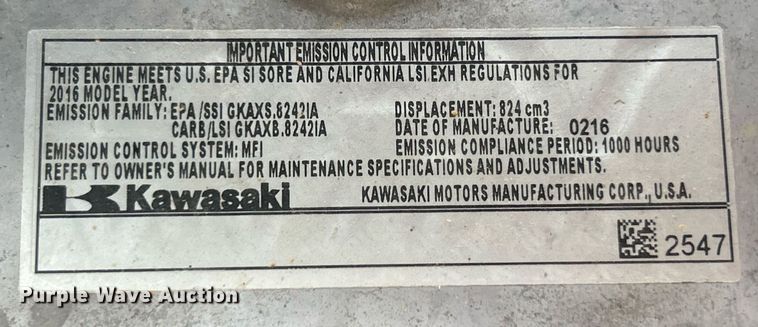 image for item NJ9610 Scag Turf Tiger II ZTR lawn mower