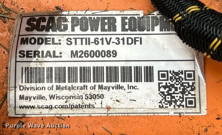 image for item NJ9610 Scag Turf Tiger II ZTR lawn mower