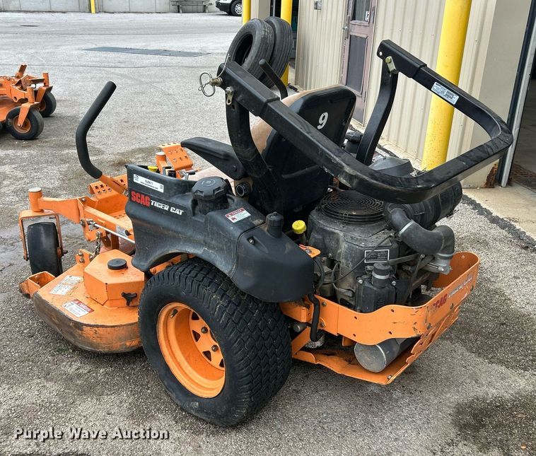 image for item NJ9611 Scag Tiger Cat ZTR lawn mower