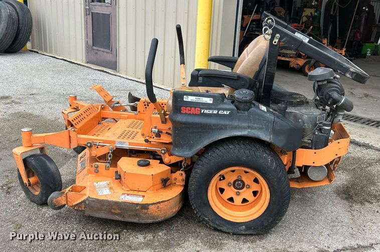 image for item NJ9611 Scag Tiger Cat ZTR lawn mower