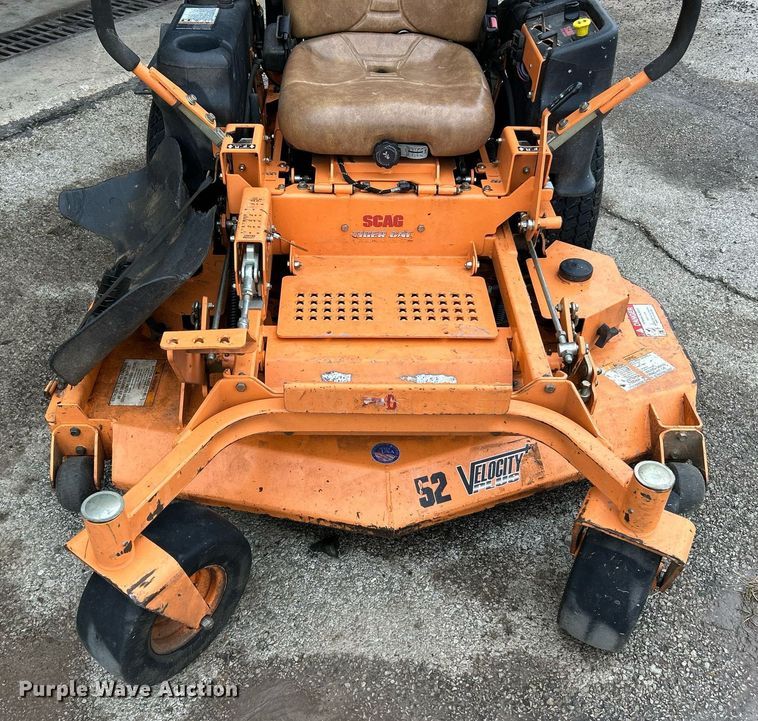 image for item NJ9611 Scag Tiger Cat ZTR lawn mower