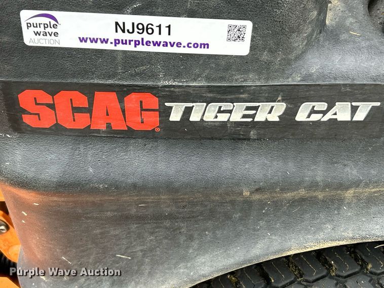 image for item NJ9611 Scag Tiger Cat ZTR lawn mower
