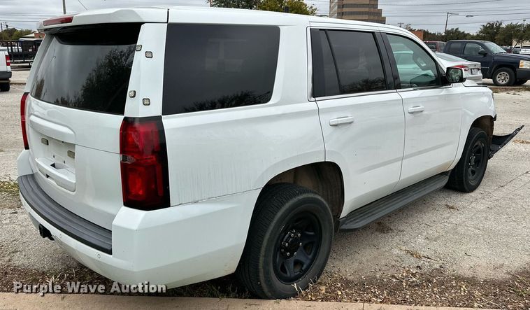 image for item NQ9110 2017 Chevrolet Tahoe Police SUV