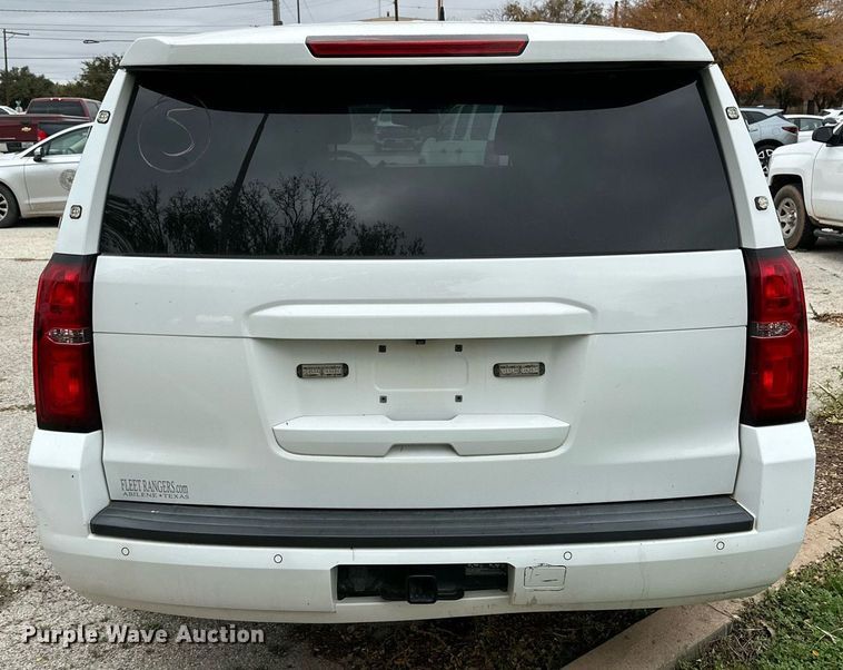 image for item NQ9110 2017 Chevrolet Tahoe Police SUV