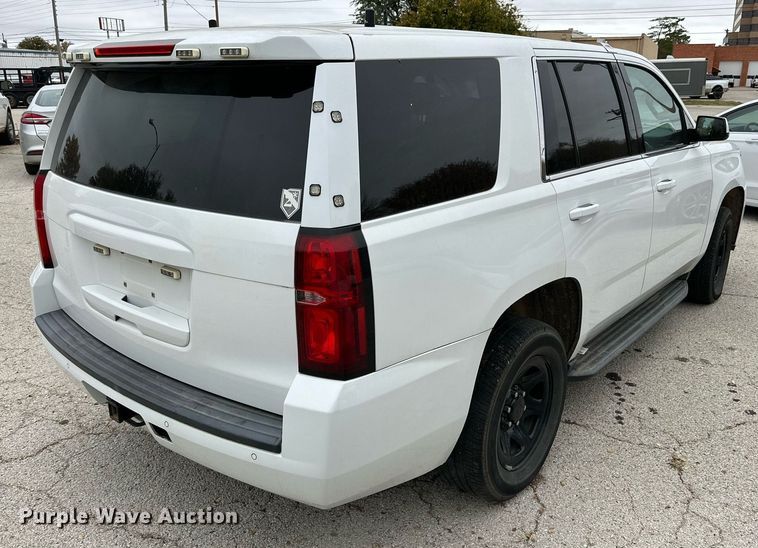 image for item NQ9113 2016 Chevrolet Tahoe Police  SUV