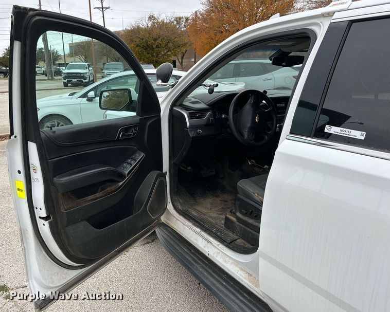 image for item NQ9113 2016 Chevrolet Tahoe Police  SUV