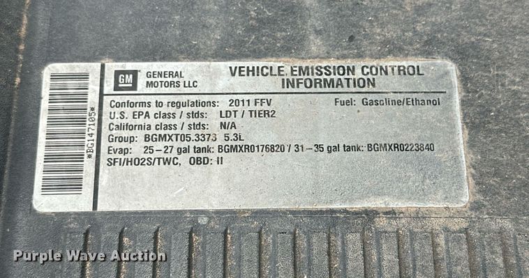 image for item NQ9115 2011 Chevrolet Silverado 1500 Crew Cab pickup truck