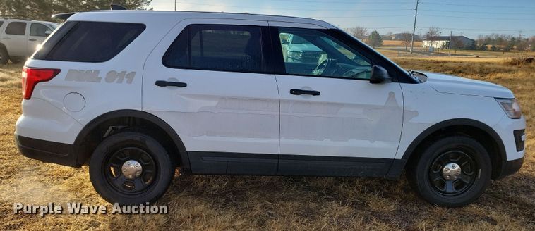image for item OH9374 2018 Ford Explorer Police Interceptor  SUV