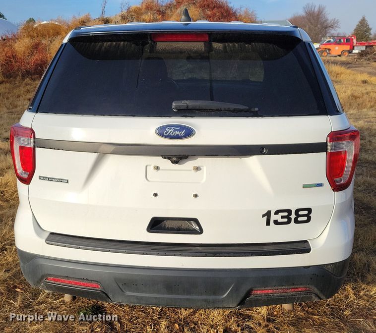 image for item OH9374 2018 Ford Explorer Police Interceptor  SUV