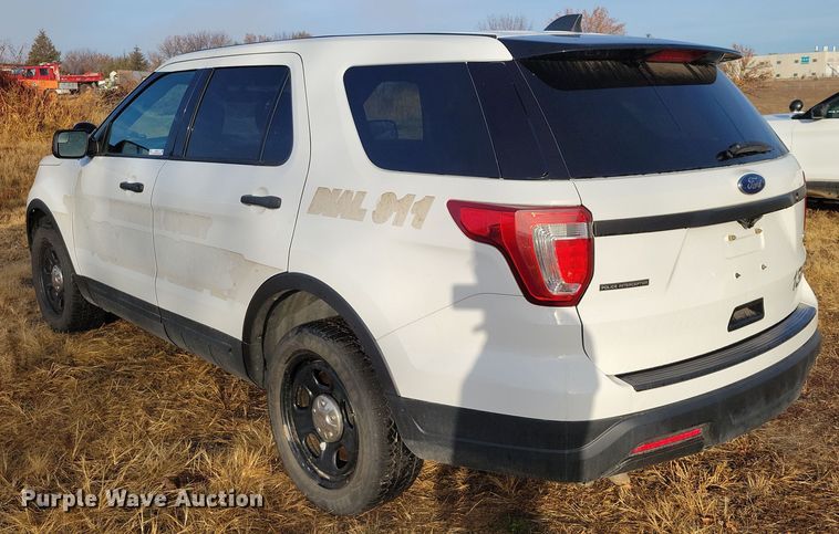 image for item OH9374 2018 Ford Explorer Police Interceptor  SUV