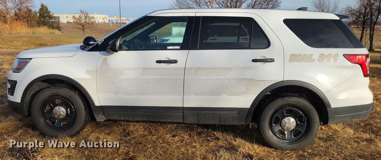 image for item OH9374 2018 Ford Explorer Police Interceptor  SUV