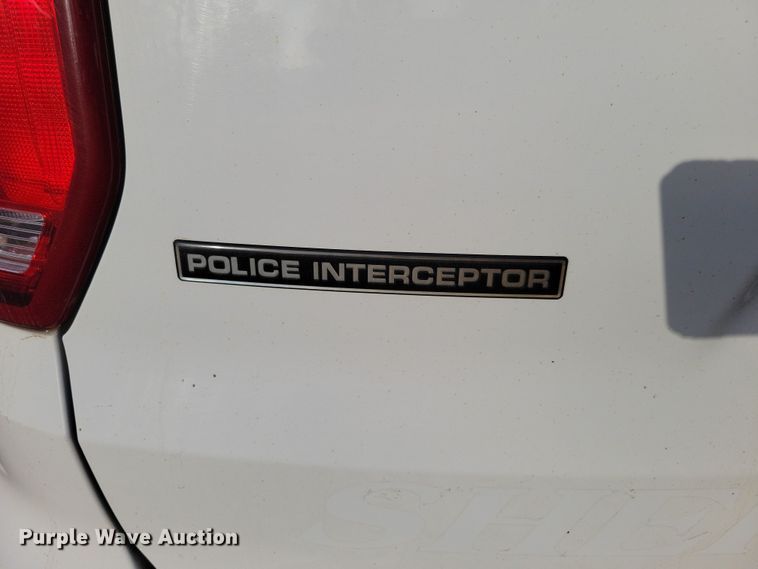 image for item OH9374 2018 Ford Explorer Police Interceptor  SUV