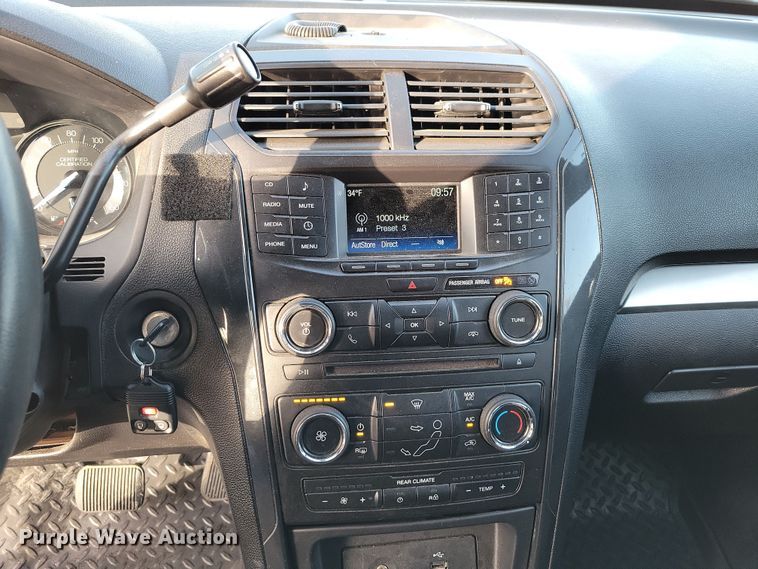 image for item OH9374 2018 Ford Explorer Police Interceptor  SUV