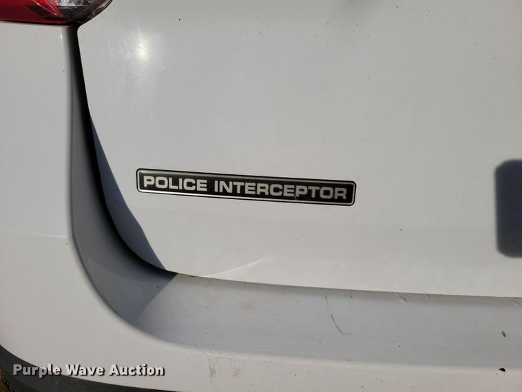 image for item OH9378 2020 Ford Explorer Police Interceptor SUV