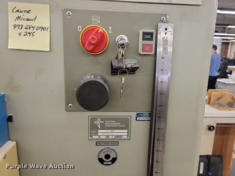 image for item OH9426 Polar Mohr 115 Mon paper cutter