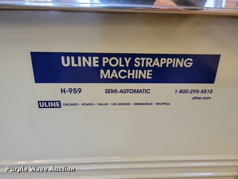 image for item OH9429 Uline H-959 poly strapping machine
