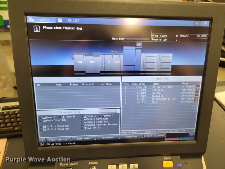 image for item OH9431 2018 AccurioPress C6085 digital color press